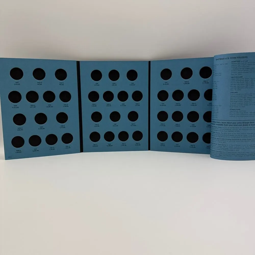 Whitman Washington Quarter Coin Folders - Lot of 4 (1932–1998)
